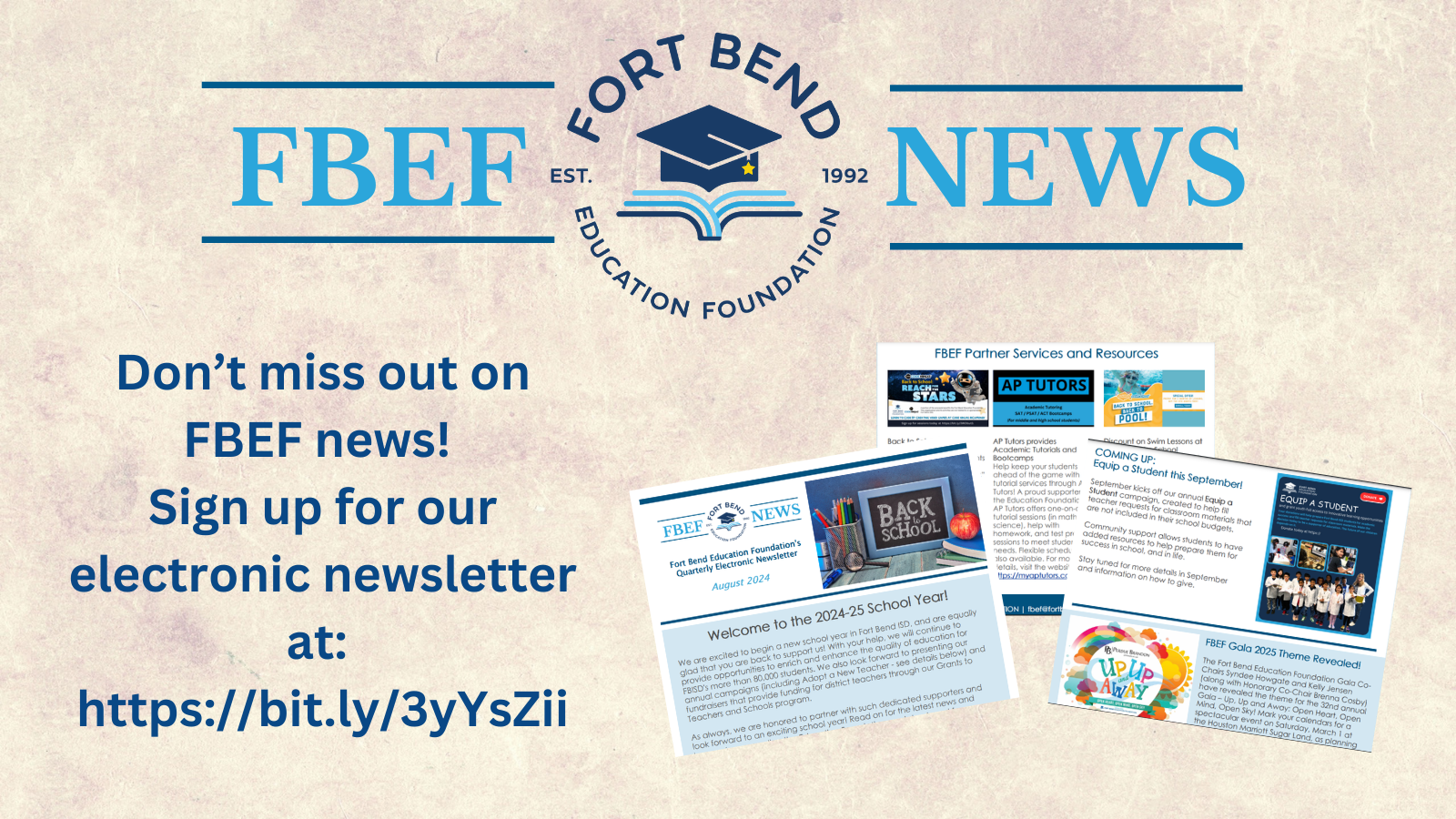  Newsletter sign up 2024